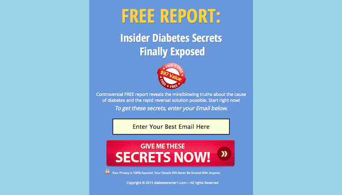 A Diabetes eCommerce site
